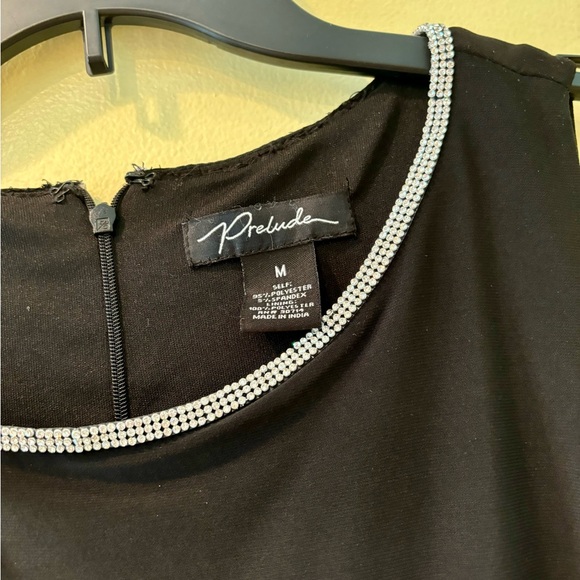 Black Rhinestone Jumpsuit - Picture 4 of 6